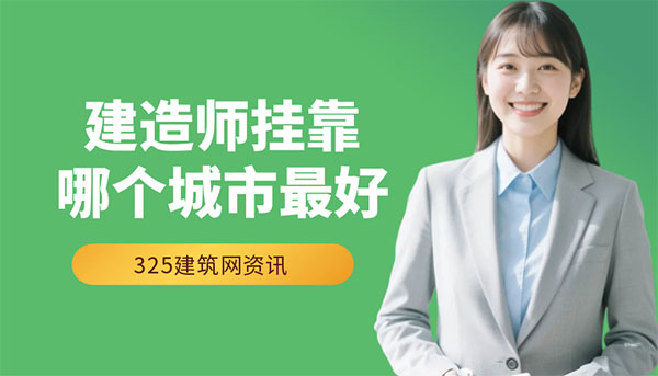 建造師掛靠哪個城市最好？